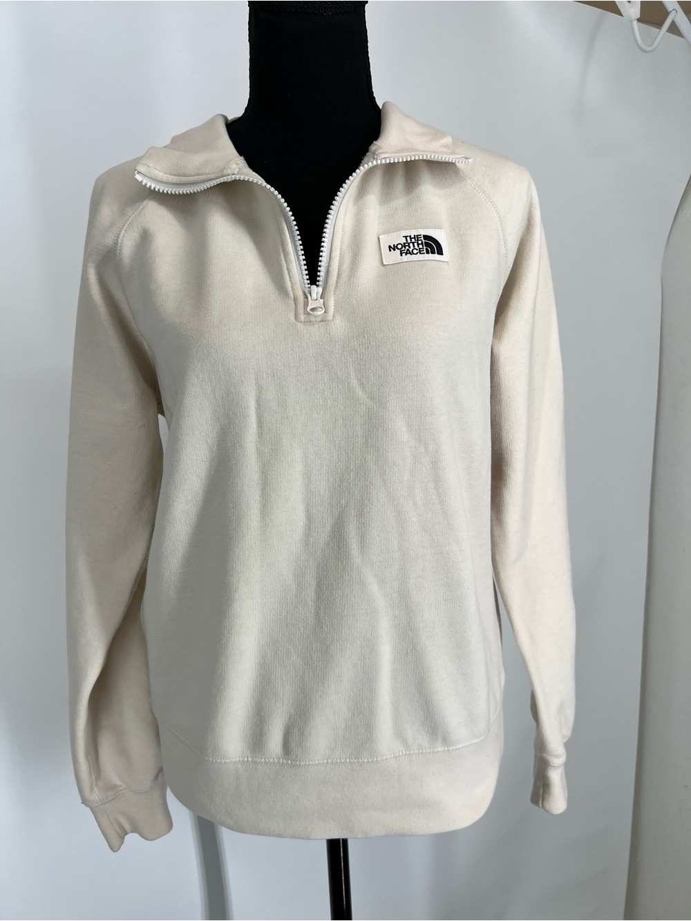 The North Face  Cream Quarter Zip Pullover